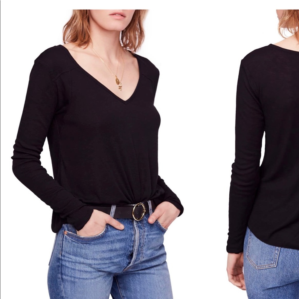 NWT Free People Rock the Boat Tee
